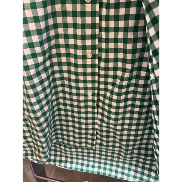 Tommy Hilfiger Mens Green Checked Collar LS Button Up Shirt Sz 2XL - Picture 8 of 12